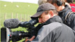 The crew and producer on location.