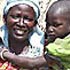 African mother and child