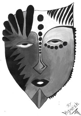 African mask