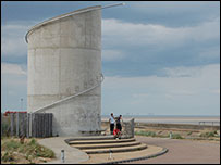 Ness Point sea wall