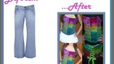 Rainbow corset...