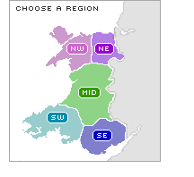 Map of Wales