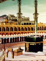 The desert city of Mecca in Saudi Arabia