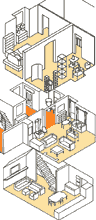 click on a room