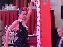 Courtney dancing