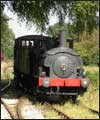 Train on Foxfield railway line
