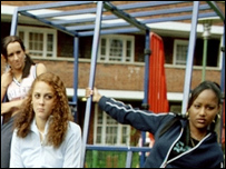 Teens in the park