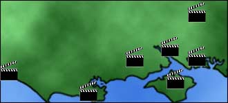 Locations map