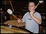 Playing the drum