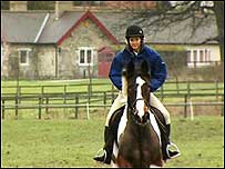 Emma Milne riding