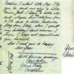 The letter and photo of Hitler. The letter and photo of Hitler.