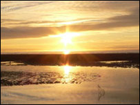 Blackpool sunset