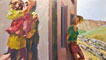 Kevin Sinnott - Wallflower (oil on linen). Purchased 2002