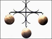 Pawnbrokers' balls