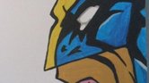 Watercolour Wolverine...