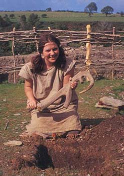 An antler pick