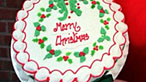Photograph of Christmas cake