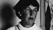 Black and white photograph of artist and writer Brenda Chamberlain.