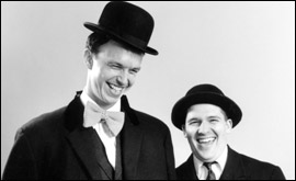 Men laughing