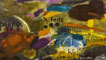 Mary Lloyd Jones - Pwy Fedr Ddarllen y Ddaear (watercolour on paper). Purchased 1998