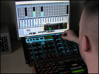 Dan Byers at work