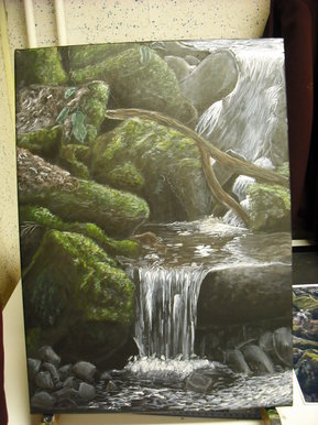 GCSE exam painting