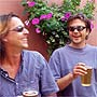 two men drinking in Nottingham