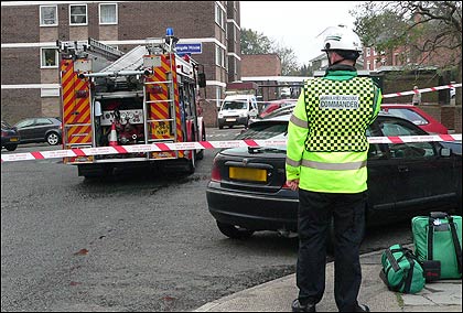 Fire in St Johns
