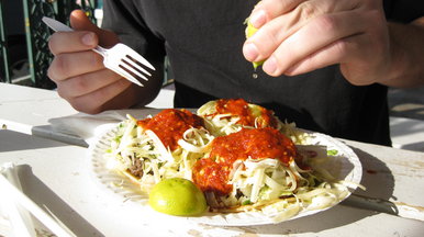 Lemon on Tacos
