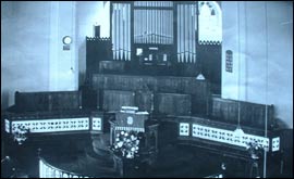 Inside the old chapel