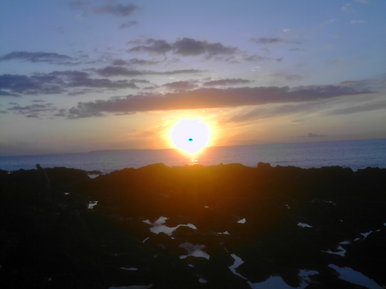 Sparkling sunset
