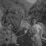 Joan as a land girl