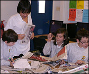Filey School pupils
