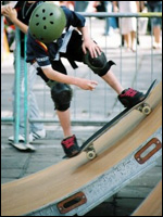 Skateboarding