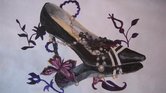 Shoe and beads...