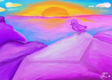 Purple dusk