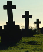 Three crosses