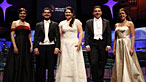 The five competitors in concert one