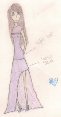 Purple Party Dress