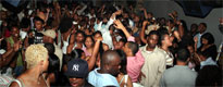 The crowd at the Mark Club
