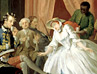 William Hogarth's oil on canvas, 'Marriage á la Mode, Frame Four', 1745