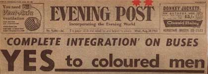 Newspaper headline