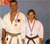 Aelodau o glwb karate ym Mangor