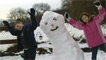 A snow work out