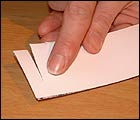 Picture: cut a slit into it