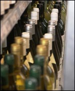 bottles of wine