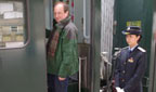 Jim boards the train to Tibet