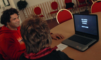 Watching a DVD