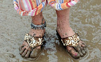 Glastonbury rocks but being muddy sucks