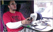 Zane plays Tony Hawk